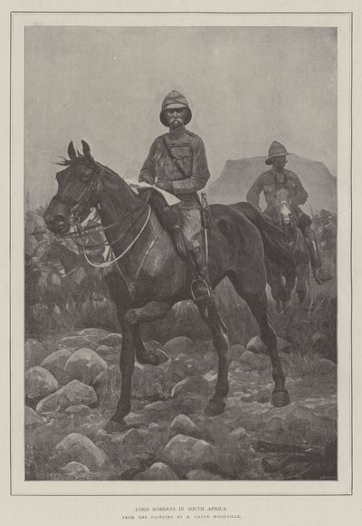 Lord Roberts in Zuid-Afrika door Richard Caton Woodville junior